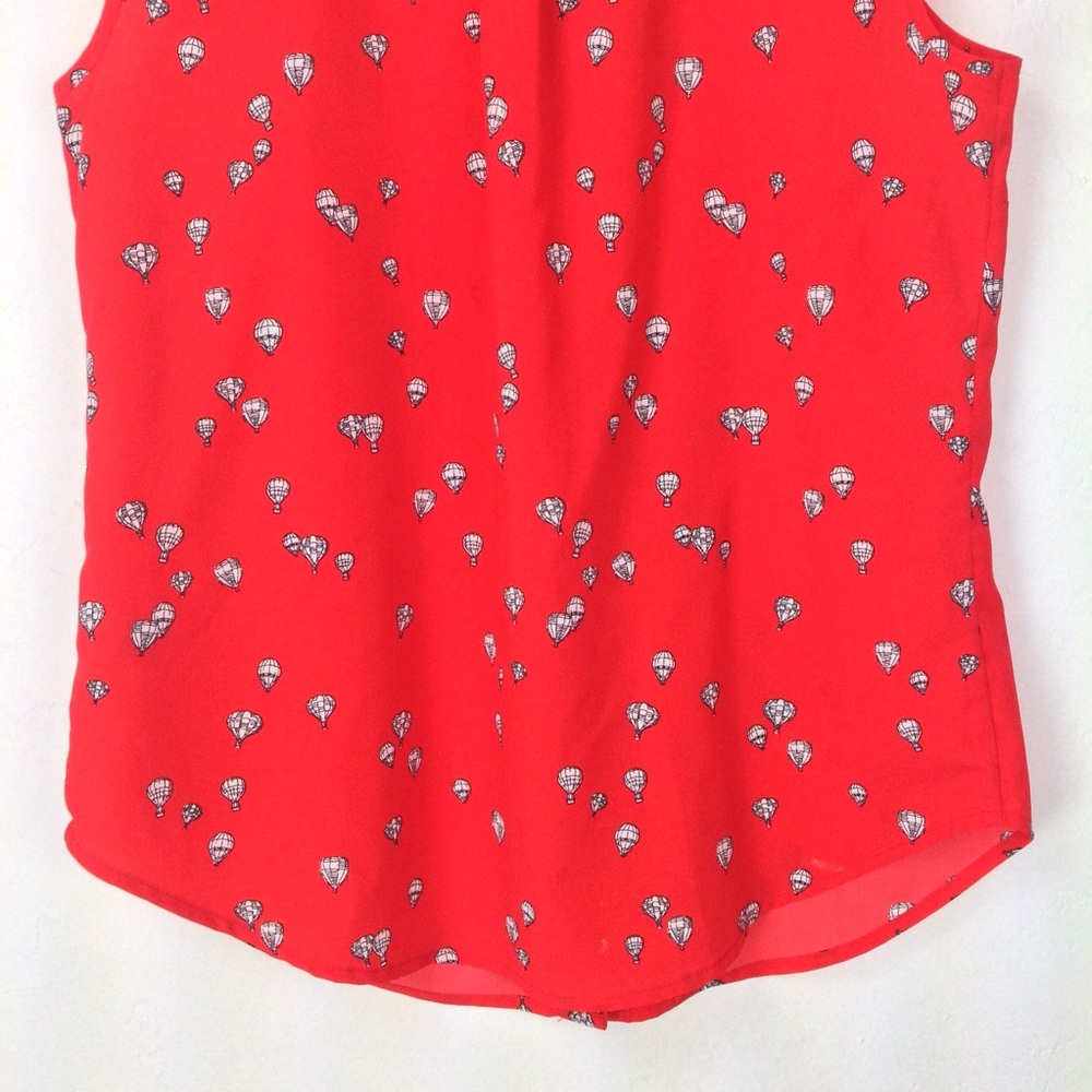 Jasmine and Juliana red sleeveless top - Picture 7 of 8